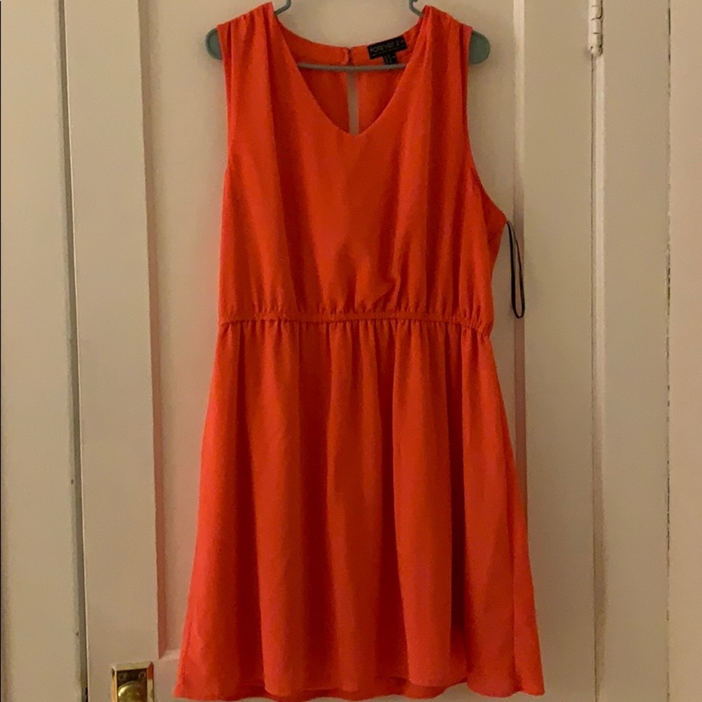 Dark Coral Dress